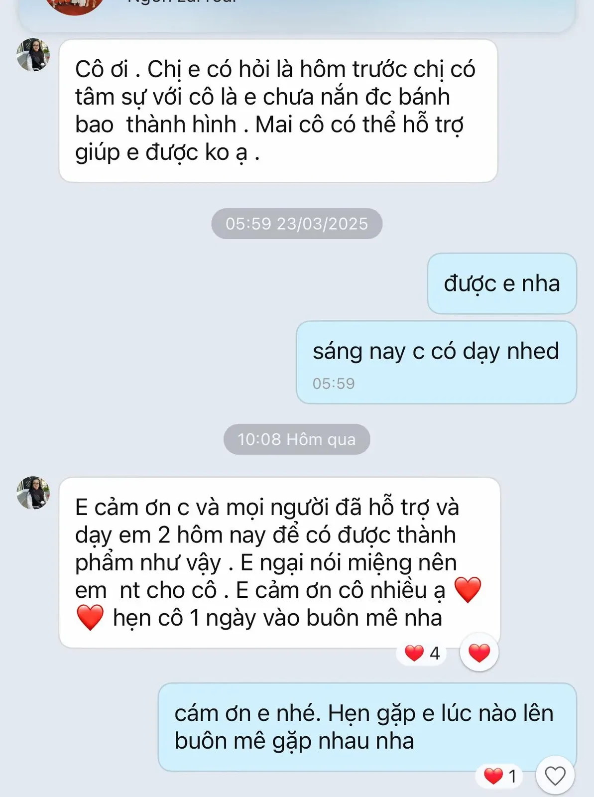 Phản hồi học viên Bao Lành