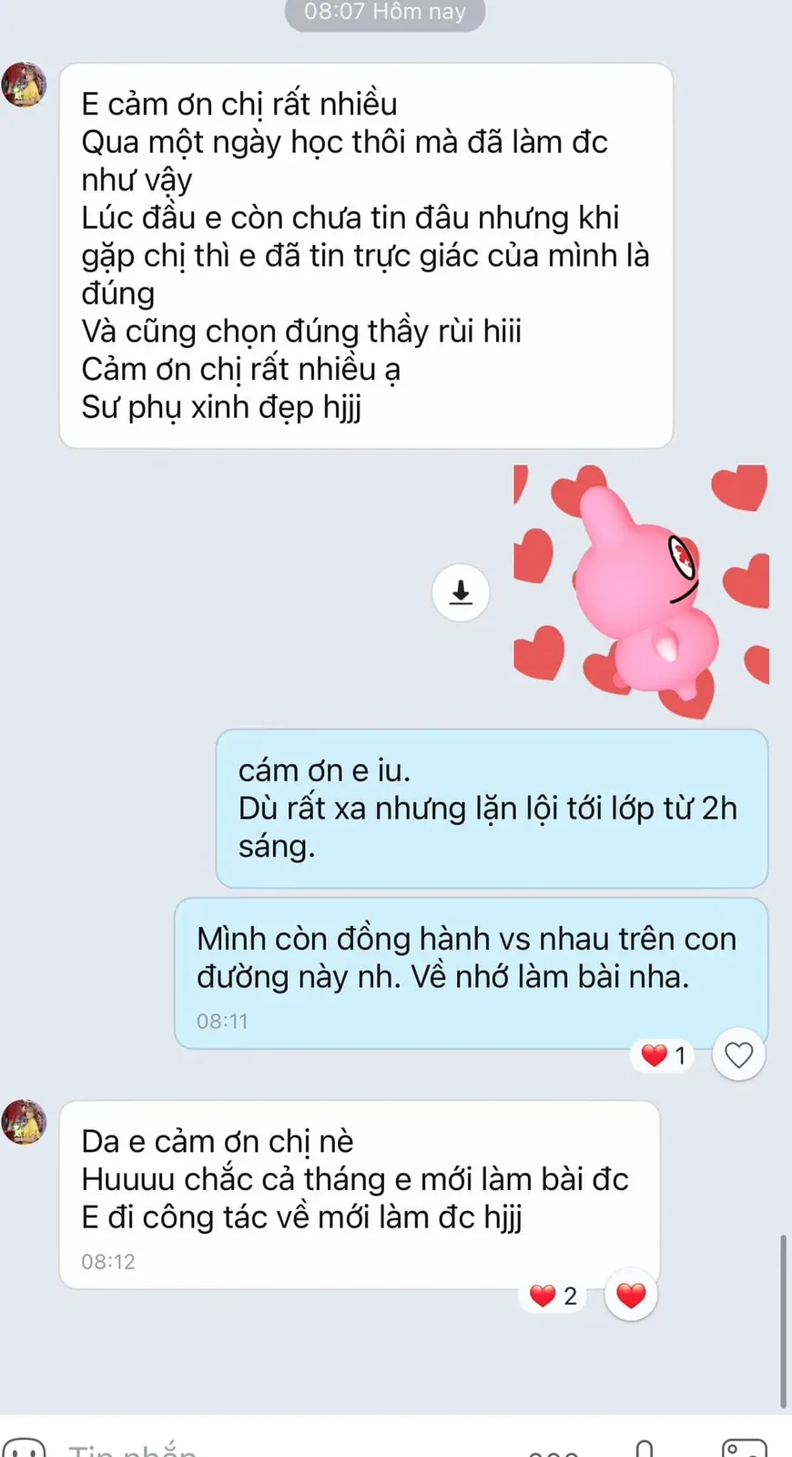 Phản hồi học viên Bao Lành