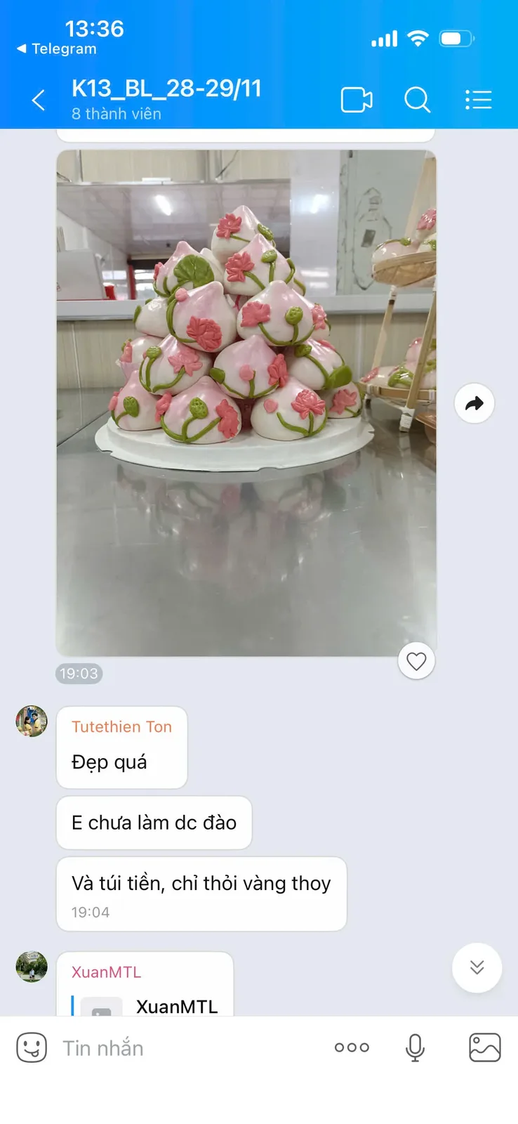 Phản hồi học viên Bao Lành trên Zalo
