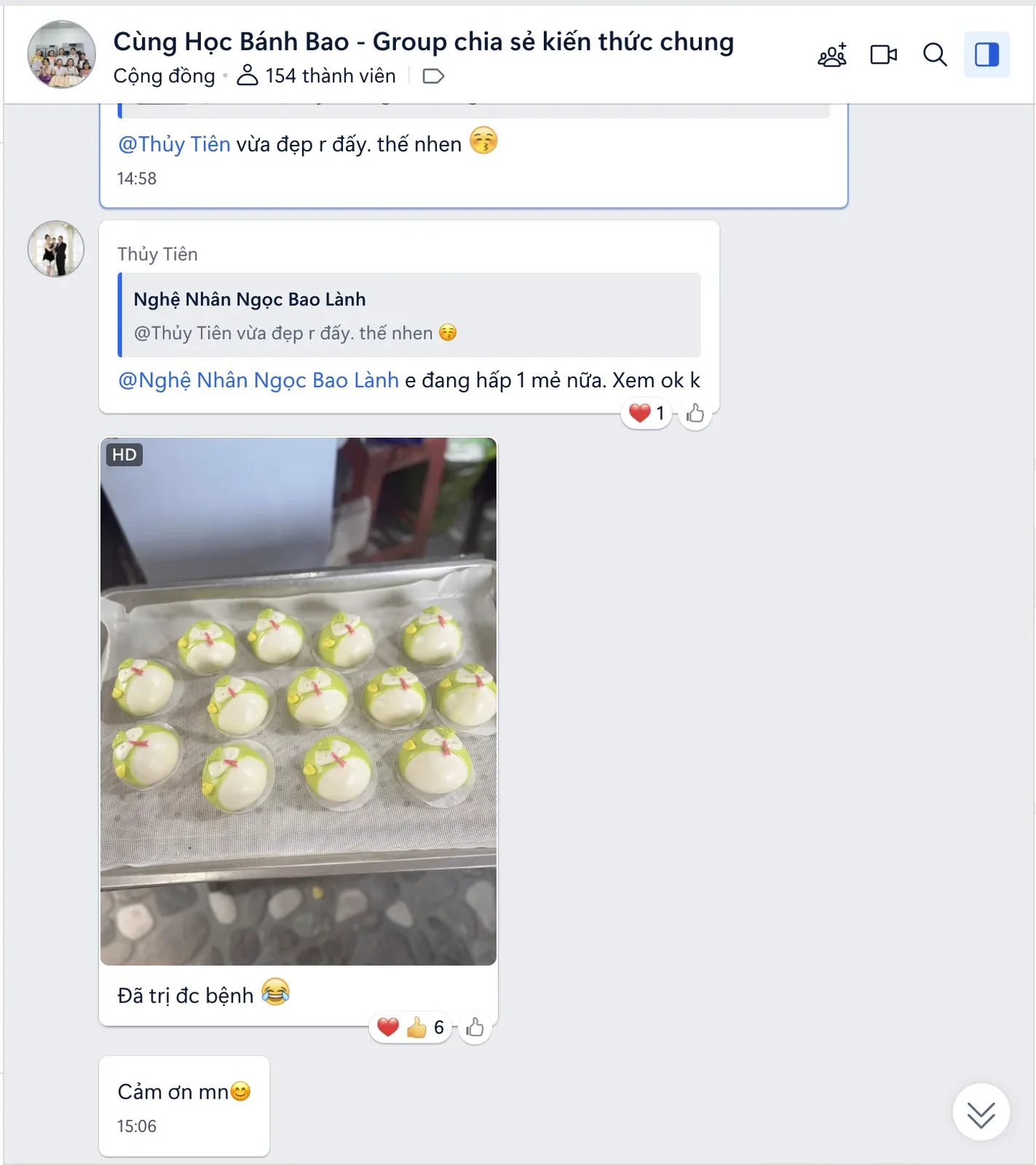 Học viên chia sẻ sau khoá Thôi Nôi Bao Lành