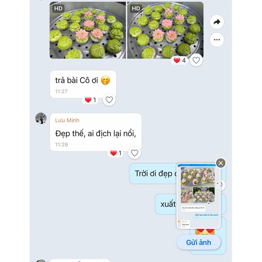 Học viên Bao Lành chia sẻ cảm nhận khoá Lễ